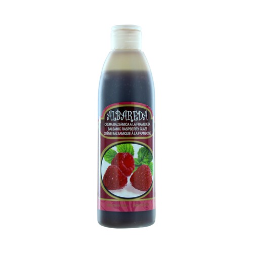 Alcampo ALBAREDA Crema de vinagre balsámico con sabor a frambuesa ALBAREDA 250 ml