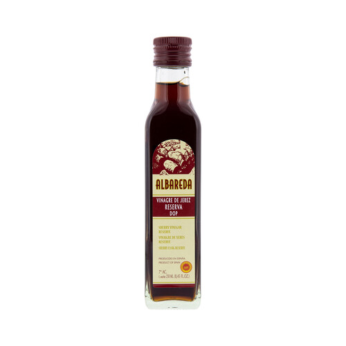 Alcampo ALBAREDA Vinagre de vino de Jerez reserva con denominación de origen Jerez botella de 250 ml