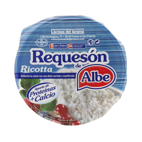 Alcampo ALBE Requesón LÁCTEAS DEL JARAMA Tarrina 250 g