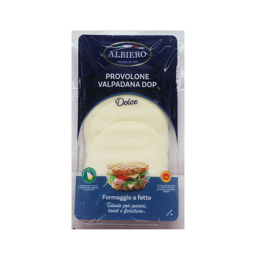 Alcampo ALBIERO Queso provolone valpadana dop en lonchas 100 g