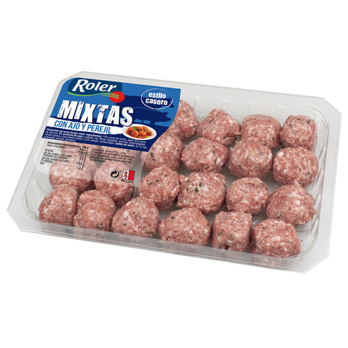 Alcampo Albóndigas Mixtas (cerdo-vacuno) ROLER 667 Gr. 20 Uds