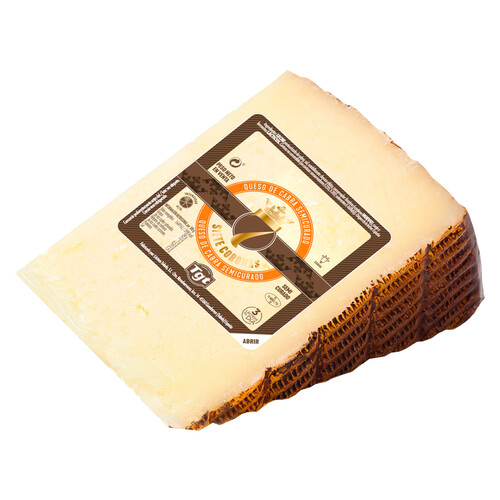 Alcampo 7 CORONAS Queso de cabra semicurado