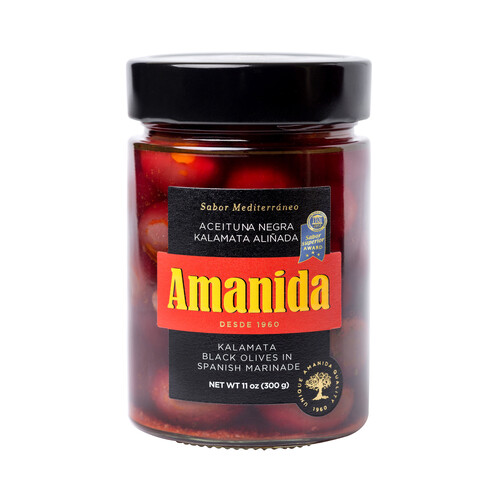 Alcampo Aceitunas negras Kalamata AMANIDA 175 g