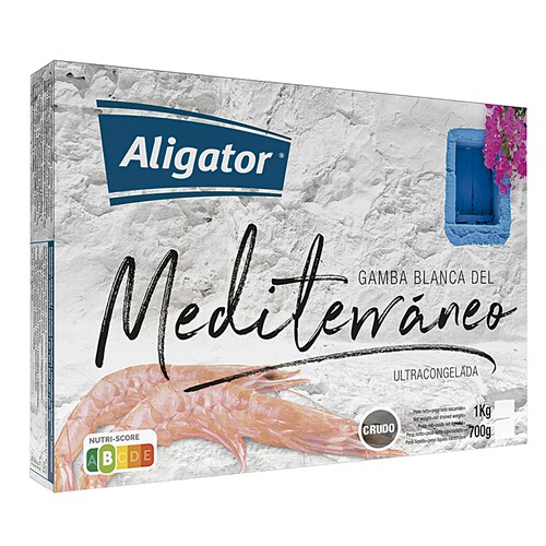 Alcampo ALIGATOR Gamba blanca cruda entera 1 kg