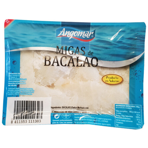 Alcampo ANGOMAR Bacalao salado migas ANGOMAR 250 g