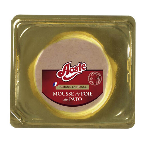 Alcampo AOSTE Mousse de foie de pato AOSTE 100 g
