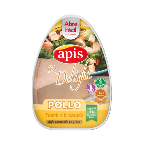 Alcampo APIS Fiambre de pollo braseado APIS 220 gr