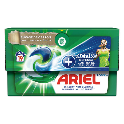 Alcampo ARIEL Detergente en cápsulas 19 lav