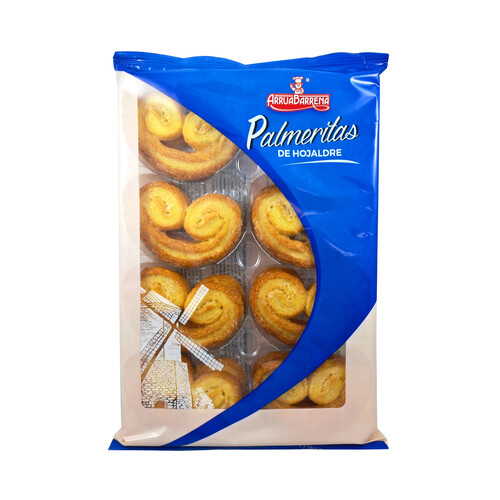 Alcampo ARRUABARRENA Palmeritas de hojaldre 180 g