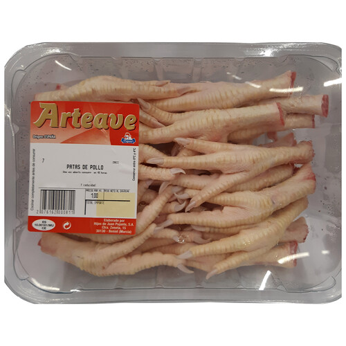 Alcampo ARTEAVE Bandeja de patas de pollo