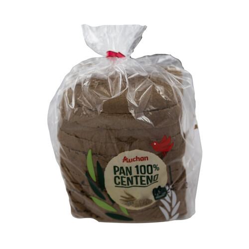 Alcampo AUCHAN Pan de molde 100% centeno 450 g