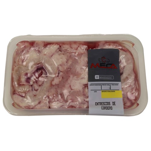 Alcampo Bandeja con entresijos de cordero MECA