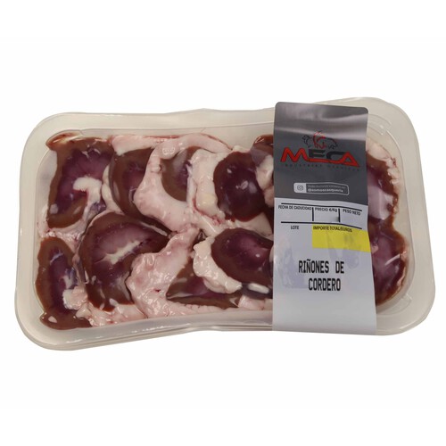 Alcampo Bandeja con riñones de cordero MECA