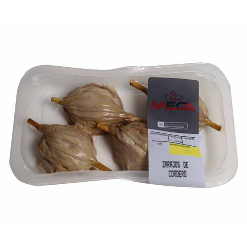 Alcampo Bandeja con zarajos de cordero MECA
