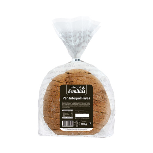 Alcampo BIOGRAN Pan integral tipo payés 400 g