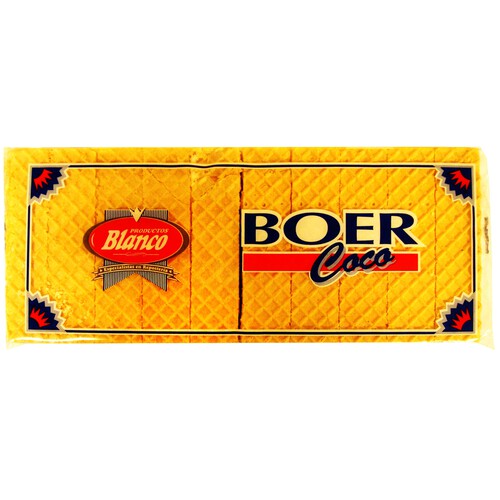 Alcampo BLANCO Barquillo sabor coco 330 g