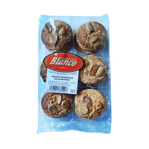 Alcampo BLANCO Pasta de almendra 400 gr