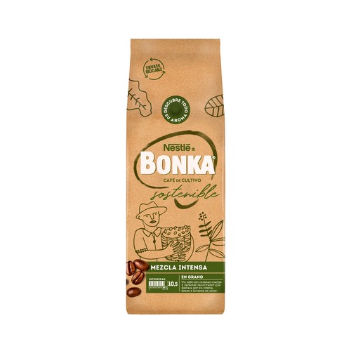Alcampo BONKA Café en grano mezcla intensa 500 g