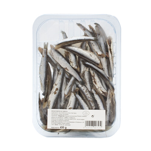 Alcampo Boquerón Sin Cabeza 450 G