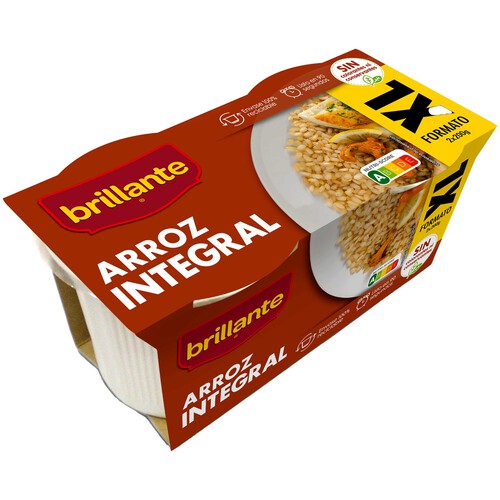 Alcampo BRILLANTE Arroz integral 400 g