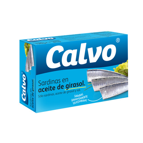 Alcampo CALVO Sardinas en aceite de girasol 84 g