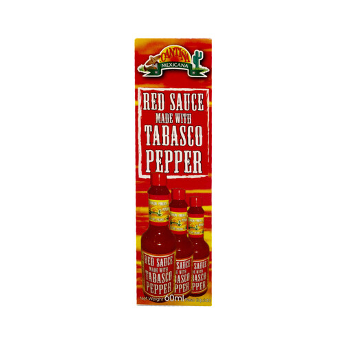 Alcampo CANTIÑA Salsa tabasco rojo CANTIÑA 50 ml
