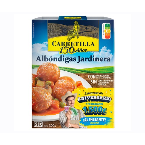 Alcampo CARRETILLA Albóndigas a la jardinera 275 g