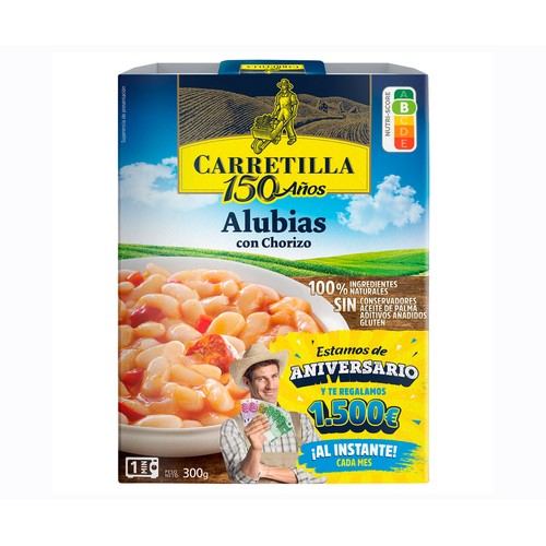 Alcampo CARRETILLA Alubias al estilo casero 300 g