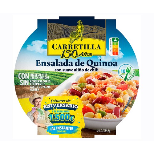 Alcampo CARRETILLA Ensalada de quinoa 230 g