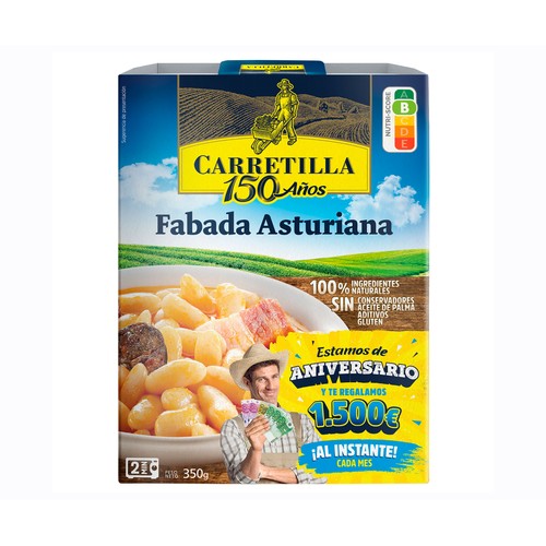 Alcampo CARRETILLA Fabada Asturiana lata de 350 g