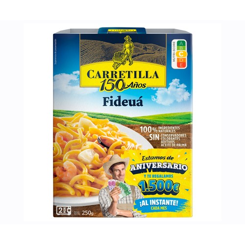 Alcampo CARRETILLA Fideuá 250 g