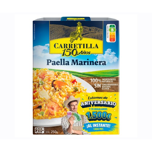 Alcampo CARRETILLA Paella marinera 250 g