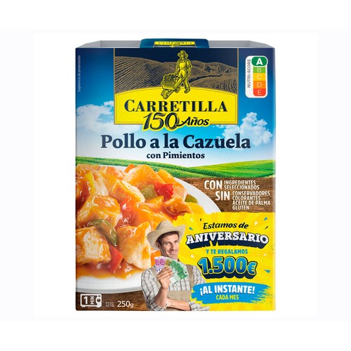 Alcampo CARRETILLA Pollo a la cazuela 250 g
