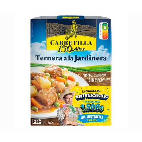 Alcampo CARRETILLA Ternera a la jardinera 275 g