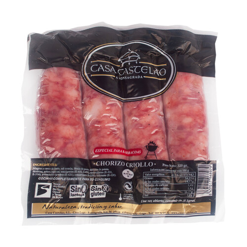 Alcampo CASA CASTELAO Chorizo criollo 320 g