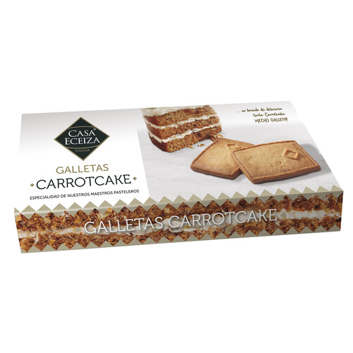 Alcampo CASA ECEIZA Galletas de carrotcake 120 g