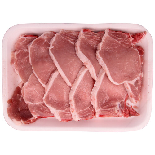 Alcampo Chuletas de centro de cerdo blanco