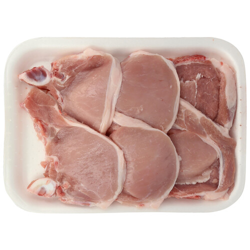 Alcampo Chuletas de centro de cerdo blanco