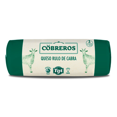 Alcampo COBREROS Rulo de queso de cabra 100% 180g