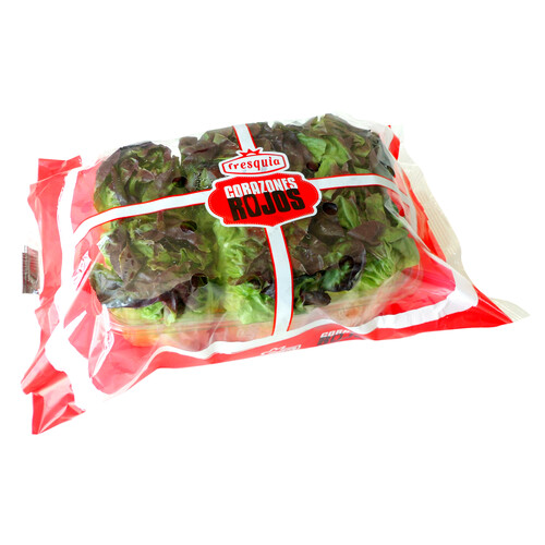 Alcampo Corazones de lechuga rojos FRESQUIA 6 uds