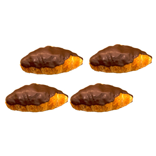 Alcampo Croissant con cobertura de chocolate 4 uds