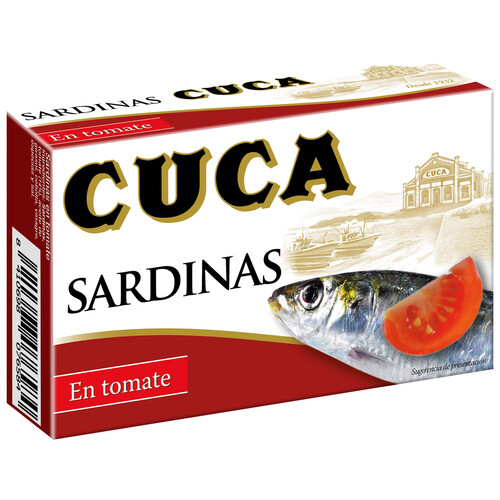 Alcampo CUCA Sardinas en salsa de tomate 80 g