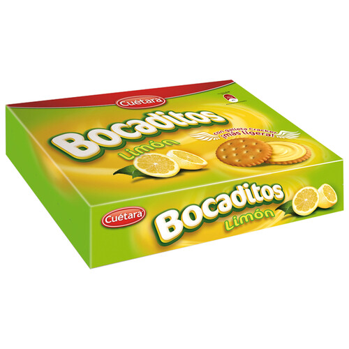 Alcampo CUÉTARA Galletas rellenas de limón 450 g