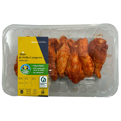 Alcampo ALCAMPO CULTIVAMOS LO BUENO Alas de pollo campero con adobo rojo