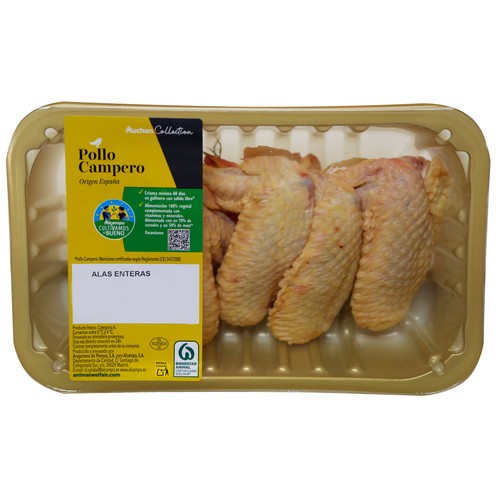 Alcampo ALCAMPO CULTIVAMOS LO BUENO Alitas de pollo campero enteras Bandeja