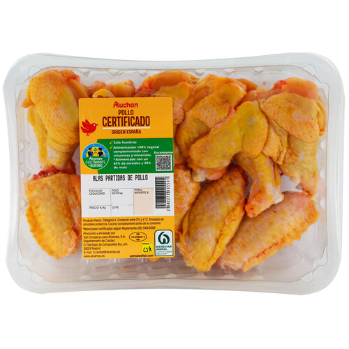 Alcampo ALCAMPO CULTIVAMOS LO BUENO Alitas de pollo partidas Bandeja