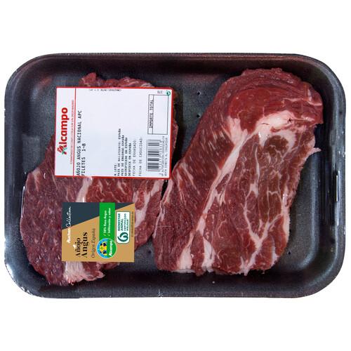 Alcampo ALCAMPO CULTIVAMOS LO BUENO Bandeja con medallones de agua de 1ª B de añojo Angus de origen nacional
