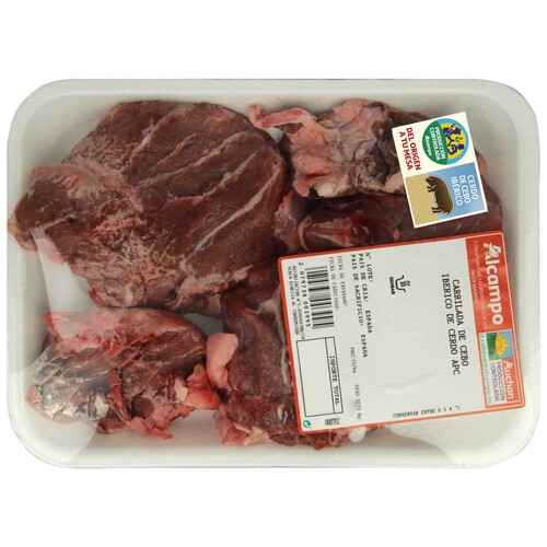Alcampo ALCAMPO CULTIVAMOS LO BUENO Carrilladas de cebo ibérico de cerdo