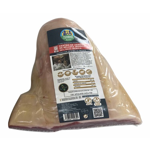Alcampo ALCAMPO CULTIVAMOS LO BUENO Centro jamón de bellota ibérico 50% raza ibérica - Loncha fina 1 mm