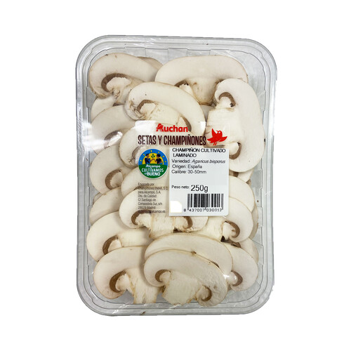 Alcampo ALCAMPO CULTIVAMOS LO BUENO Champiñón laminado Bandeja de 250 g